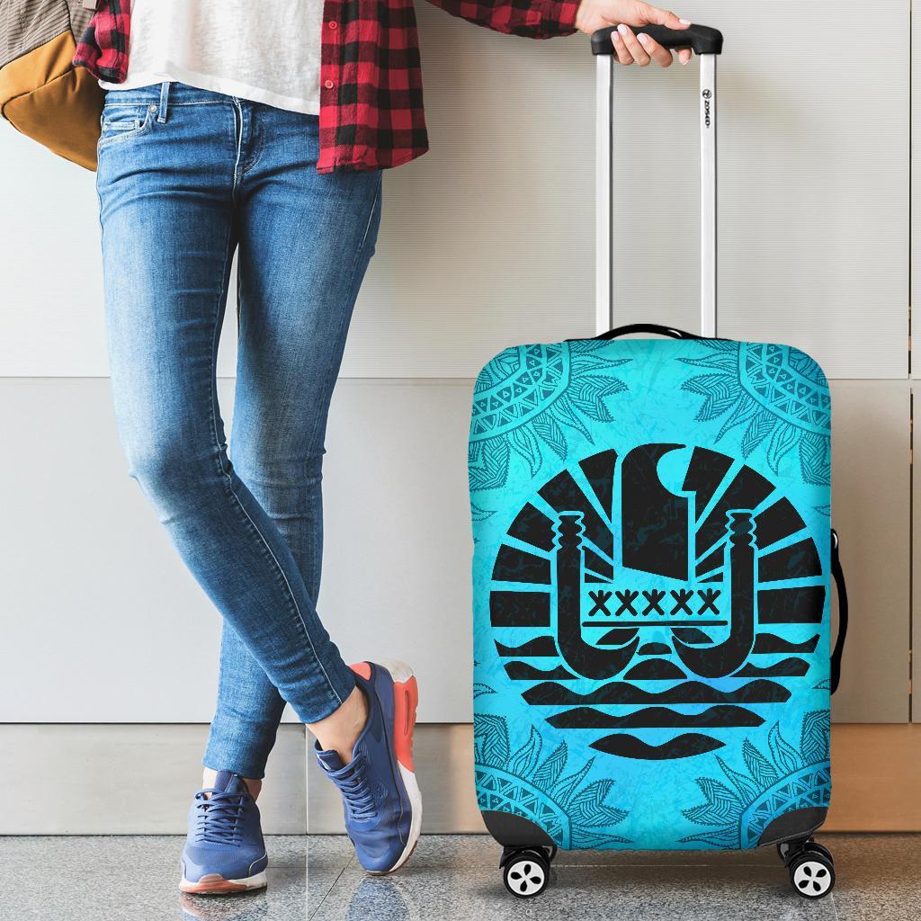 Tahiti Turquoise Luggage Covers A20 - Polynesian Pride