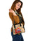 Tahiti Polynesian Shoulder Handbag - Hibiscus Coat of Arm Beige - Polynesian Pride