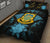 Tuvalu Polynesian Quilt Bed Set Hibiscus Blue - Polynesian Pride