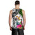 Niue Men Tank Top - Turtle Plumeria Banana Leaf - Polynesian Pride