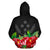 Kosrae Polynesian Hoodie Black Hibiscus - Polynesian Pride