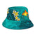 Papua New Guinea Polynesian Bucket Hat - Manta Ray Ocean - Polynesian Pride