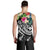 Polynesian Hawaii Kanaka Maoli Men's Tank Top - Summer Plumeria (Black) - Polynesian Pride