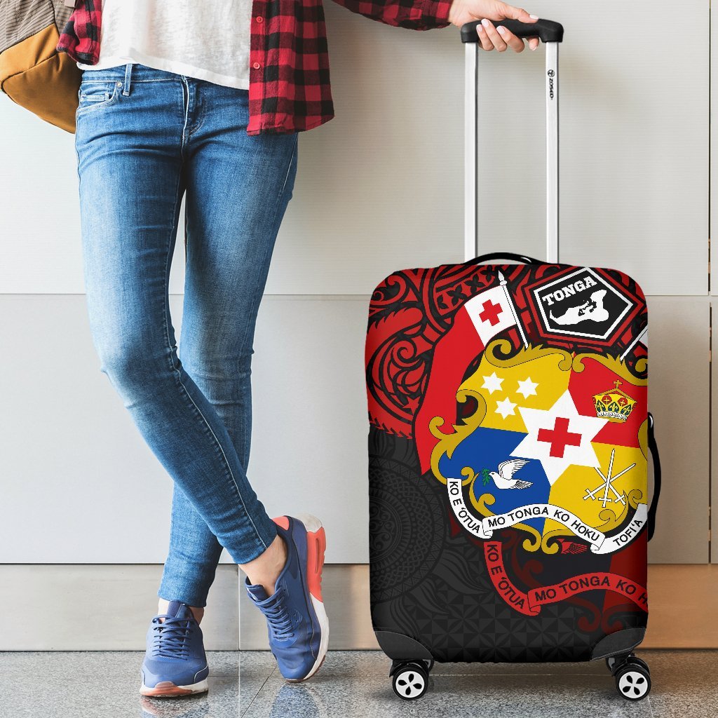 Tonga Polynesian Luggage Covers - Tongan Pride RED - Polynesian Pride