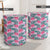 Hawaii Tropical Flowers Palm Leaves Hibiscus Strips Hawaii Laundry Basket - Polynesian Pride