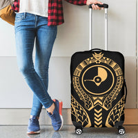 Yap Luggage Cover - Micronesian Tribal Gold - Polynesian Pride