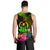 Vanuatu Polynesian Personalised Men's Tank Top - Hibiscus and Banana Leaves - Polynesian Pride