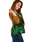 Wallis and Futuna Shoulder Handbag - Green Tentacle Turtle - Polynesian Pride