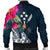 Kosrae Men's Bomber Jacket - Kosrae Summer Vibes - Polynesian Pride