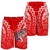 Samoa Polynesian Men's Shorts - Independence Day Red Version - Polynesian Pride