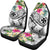 Wallis and Futuna Polynesian Car Seat Covers - Summer Plumeria (White) - Polynesian Pride