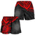 Marshall Islands Polynesian Shorts (Women) - Red Turtle - Polynesian Pride