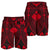 Tonga Polynesian Men's Shorts - Tonga Red Seal with Polynesian tattoo - Polynesian Pride