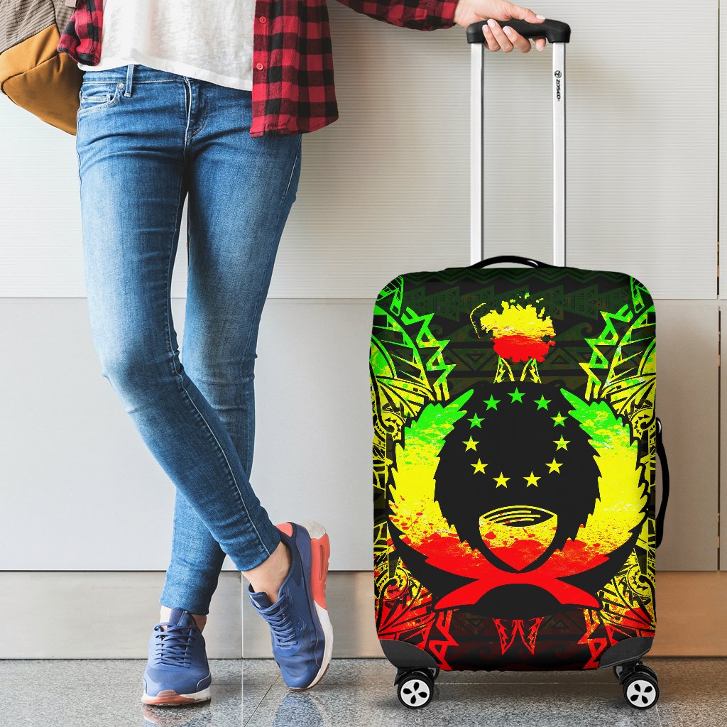 Pohnpei Polynesian Luggage Covers Map Reggae - Polynesian Pride