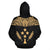 Kosrae All Over Zip up Hoodie Gold Neck Style - Polynesian Pride