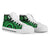 American Samoa High Top Shoes - Green Tentacle Turtle - Polynesian Pride