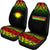 Marshall Islands Custom Personalised Car Seat Covers - Marshall Islands Flag Fog Reggae Style - Polynesian Pride