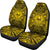 Tahiti Car Seat Cover - Tahiti Coat Of Arms Polynesian Gold Black - Polynesian Pride