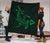 Hawaii Shark Green Polynesian Premium Quilt - Polynesian Pride