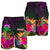 Tuvalu Personalised Men's Shorts - Summer Hibiscus - Polynesian Pride