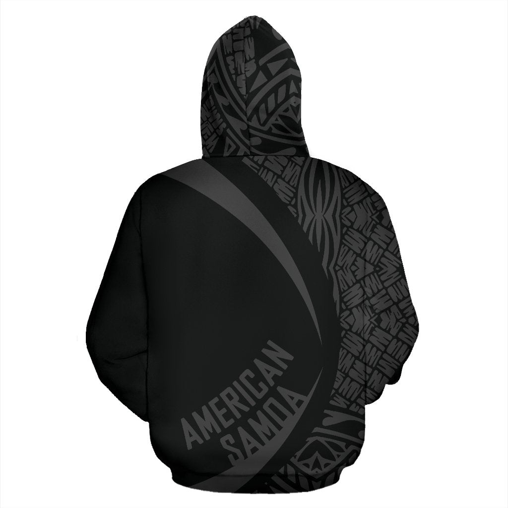 American Samoa Turtle Polynesian Hoodie Circle Style 01 - Polynesian Pride