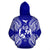 Tonga Polynesian ll Over Hoodie Map Blue - Polynesian Pride