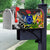 Cook Islands Mailbox Cover - Tropical Flowers Style - Polynesian Pride
