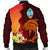 Guam Men's Bomber Jacket - Tribal Tuna Fish - Polynesian Pride