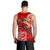 Tonga Men's Tank Top - Red Shark Polynesian Tattoo - Polynesian Pride