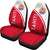 Tahiti Car Seat Covers - Tahiti Flag Curve Version - Polynesian Pride