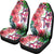 Hawaii Hibiscus Pattern Car Seat Covers 04 Universal Fit White - Polynesian Pride