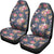 Hawaiian Tropical Butterfly Pink Car Seat Cover Universal Fit Black - Polynesian Pride