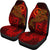 Chuuk Car Seat Covers - Red Shark Polynesian Tattoo - Polynesian Pride