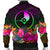 YAP Personalised Men's Bomber Jacket - Summer Hibiscus - Polynesian Pride