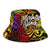 Marshall Islands Bucket Hat - Rainbow Polynesian Pattern Crest - Polynesian Pride