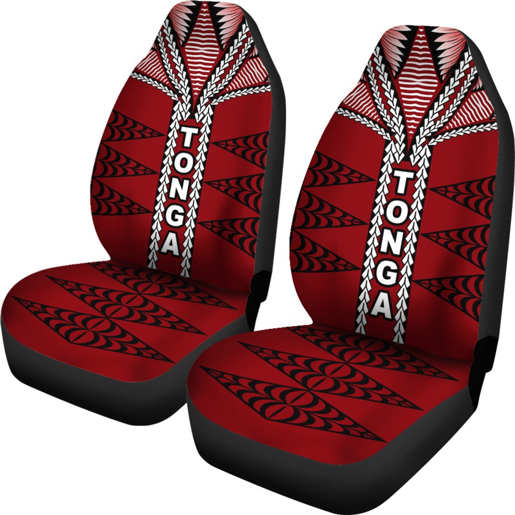 Tonga Polynesian Car Seat Covers - Tongan Ngatu Pattern - Polynesian Pride