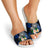 American Samoa Polynesian Slide Sandals - Turtle With Plumeria Flowers - Polynesian Pride