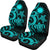 Nauru Car Seat Covers - Turquoise Tentacle Turtle - Polynesian Pride