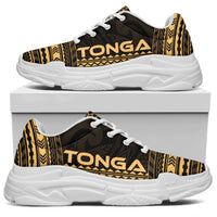 Tonga Chunky Sneakers - Polynesian Chief Gold Version - Polynesian Pride