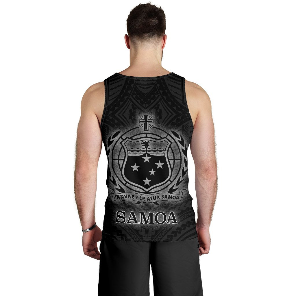 Samoa Men's Tank Top - Polynesian Patterns Galaxy - Polynesian Pride