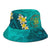 Niue Polynesian Bucket Hat - Manta Ray Ocean - Polynesian Pride