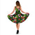 Hawaii Tropical Flower Mix Midi Dress - Polynesian Pride