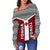 Tonga Women's Off Shoulder Sweater - My Homeland A7 - Polynesian Pride