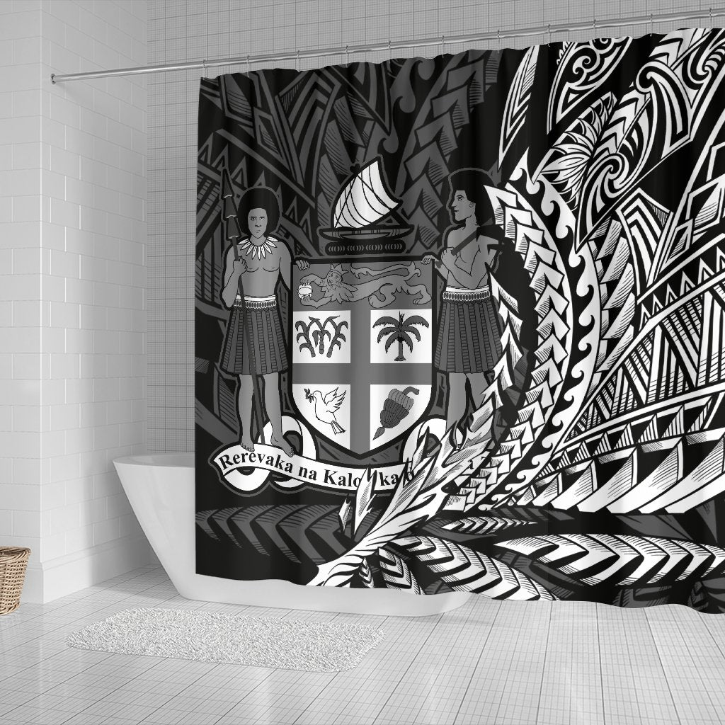 Fiji Shower Curtains - Wings Style - Polynesian Pride
