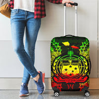 Samoa Polynesian Luggage Covers Map Reggae - Polynesian Pride