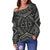 Polynesian Women's Off Shoulder Sweater 31 - Polynesian Pride