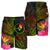 YAP Polynesian Men's Shorts - Hibiscus and Banana Leaves - Polynesian Pride