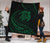 Hawaii Turtle Premium Quilt - Green - Frida Style - Polynesian Pride