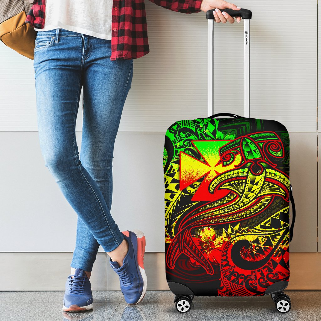 Polynesian Wallis and Futuna Luggage Covers - Reggae Shark Polynesian Tattoo Reggae - Polynesian Pride