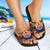 French Polynesia Slide Sandals - Polynesian Hibiscus Pattern - Polynesian Pride